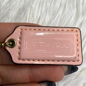 1.5" COACH Fob Bag Charm Hang tag Hangtag